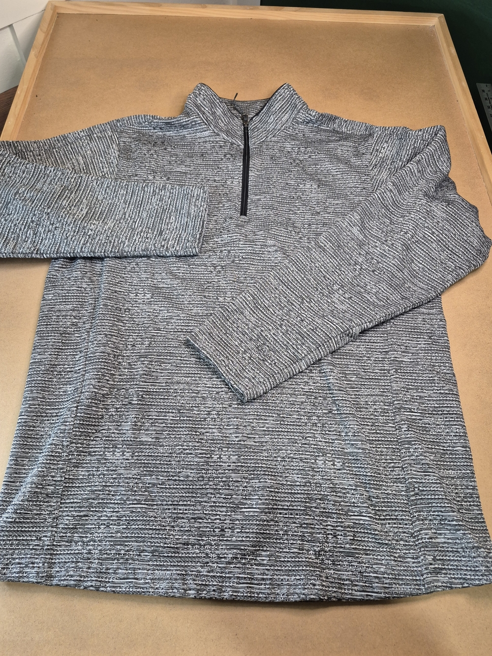 Club 38 Men's Quarter-Zip Performance Pullover - Heather Gray 3375/379